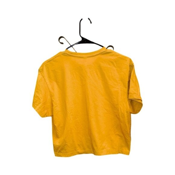 Mustard Graphic Tee with Heart Design - Picture 5 of 5